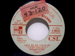 Love Me or Leave Me / When Yuba Plays the Rumba on the Tuba