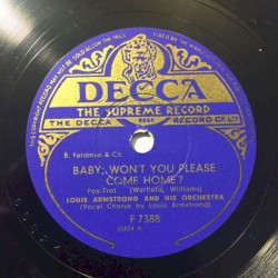 Baby, Won't You Please Come Home? / Shanty Boat on the Mississippi