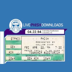 1994-04-22: Township Auditorium, Columbia, SC, USA