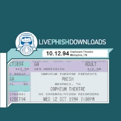 1994-10-12: Orpheum Theatre, Memphis, TN, USA