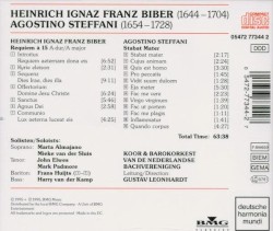 Biber: Requiem / Steffani: Stabat Mater