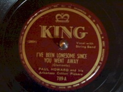 I've Been Lonesome Since You Went Away / You Left a Red Cross on My Heart