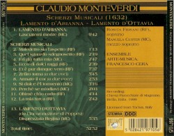 Scherzi Musicali, Lamento d'Arianna, Lamento d'Ottavia