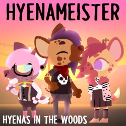 Hyenas in the woods