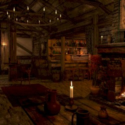 Fireplace Sounds, Medieval Tavern Ambience