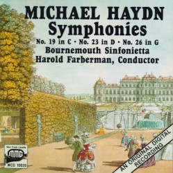 Symphonies No. 19 in C, No. 23 in D, No. 26 in G