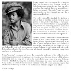 The Essential Michael Jackson