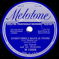 Everything I Have Is Yours / My Dancing Lady