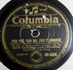 For You, for Me, for Evermore / Put That Kiss Back Where You Found It