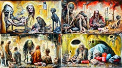 I Can't Resist the Temptation of Apparent Sarcasm in My Art, Although I'm in Fact Somebody Entirely Different Than You Might Expect From My Pompous Hit-Or-Miss Titles; I'm the Cutest Soft Underbelly of the Masquerade Ball You Folks Underpaint With Heteronymous Identities