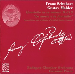 Quartetto in re minore, D. 810 “La morte e la fanciulla” (trascrizione per orchestra d’archi di Gustav Mahler)