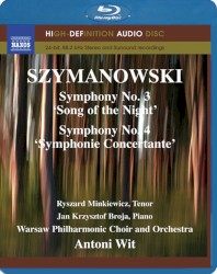 Symphony no. 3 "Song of the Night" / Symphony no. 4 "Symphonie Concertante"