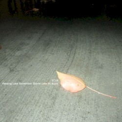 Passing Late November Storm Late at Night