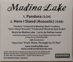 Pandora / Here I Stand (acoustic)