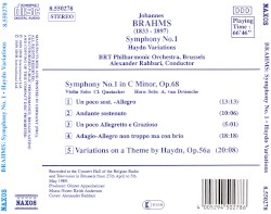 Symphony no. 1 / Haydn Variations