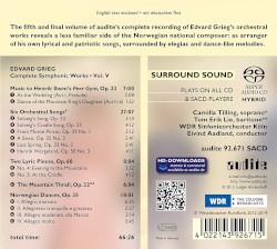 Complete Symphonic Works, Vol. V