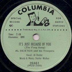 It's Just Because of You (The Frog Song) / I Cry When I'm Blue