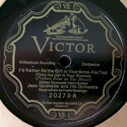 I'd Rather Be the Girl in Your Arms (Than the Girl in Your Dreams) / Sunday