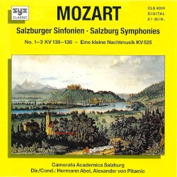 Salzburger Symphonien Nr. 1–3, KV 136–138 / Eine kleine Nachtmusik, KV 525