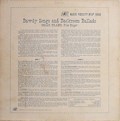 Bawdy Songs And Backroom Ballads - Vol.1