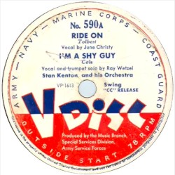 Ride On / I’m a Shy Guy / Till the End of Time / Sigh by Night / Say It Over Again / But I Did