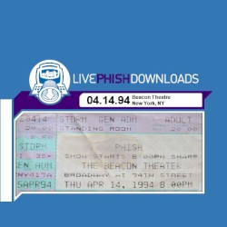 1994-04-14: Beacon Theatre, New York, NY, USA