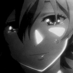 black tears that shine silver