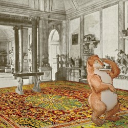 Medallion Animal Carpet
