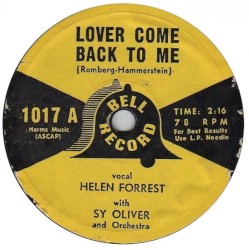 Lover Come Back To Me