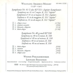 Symphonies Nos. 40 & 41 "Jupiter"