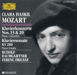 Concertos Pour Piano Nos. 13 & 20 / Sonate KV 280