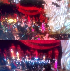 TV Messing Up ["Organic" Glitched Audio] (Grandma's House) (Cellphone Recording)