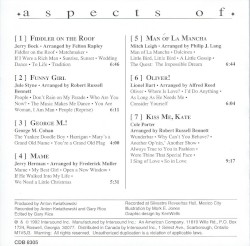 Aspects Of Fiddler On The Roof, Funny Girl, George M!, Mame, Man Of La Mancha, Oliver!, Kiss Me Kate