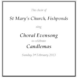 Candlemas 2013