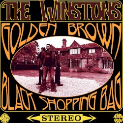 Golden Brown / Black Shopping Bag