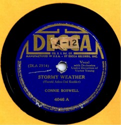 Stormy Weather / Gee! But I Hate to Go Home Alone