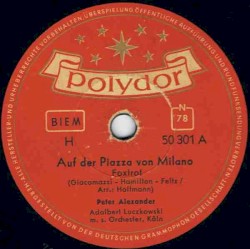 Auf der Piazza von Milano / Mamma-Di-Mandolin (Das ist Italia)