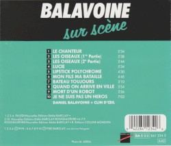 Balavoine sur scène, Volume 2