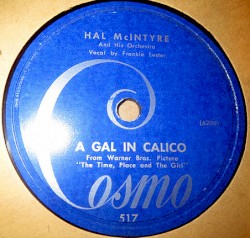 Time on My Hands, Under a Blanket of Blue / A Gal in Calico