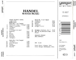 Handel Water Music Suites 1-3