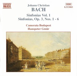 Sinfonias, Vol. 1: Sinfonias, op. 3 nos. 1-6