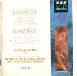 Janáček: Sinfonietta / Tarás Bulba / Ballad of Blaník / Martinů: Double Concerto for Two String Orchestras, Piano and Timpani