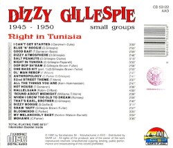 Small Groups, 1945-1950: Night in Tunisia