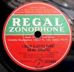 I Blew a Little Blast on My Whistle / In My Little Snapshot Album