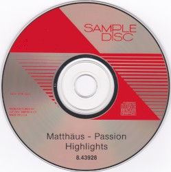 St. Matthew Passion: Highlights