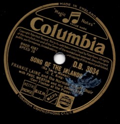 Song of the Islands / To Be Worthy of You