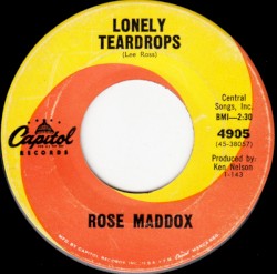 Lonely Teardrops / George Carter