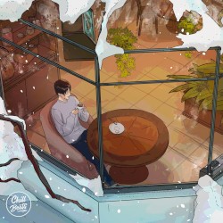 Cafe in Winter