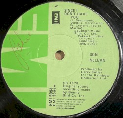 Since I Don’t Have You