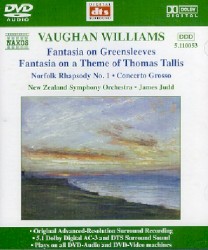 Fantasia on Greensleeves / Fantasia on a Theme of Thomas Tallis / Norfolk Rhapsody No. 1 / Concerto Grosso